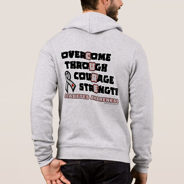 CURE...Diabetes Hoodie (Back)
