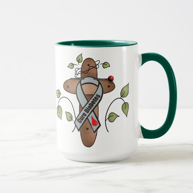 Cure Diabetes  Mug (Right)
