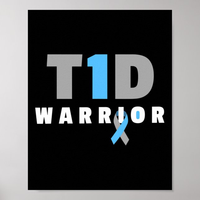 Cure Diabetic - Fun Type 1 Diabetes Awareness  Poster (Front)