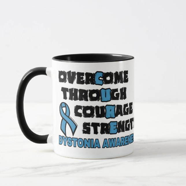 CURE...Dystonia Mug (Left)