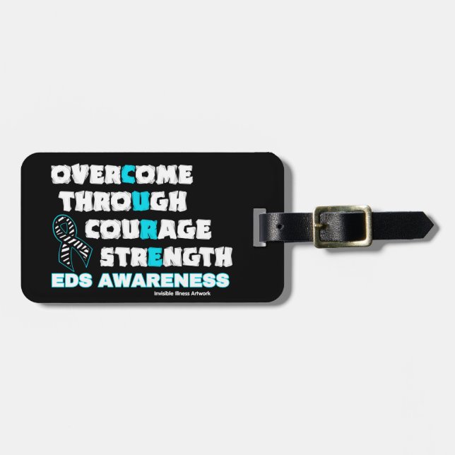 CURE...EDS LUGGAGE TAG (Front Horizontal)