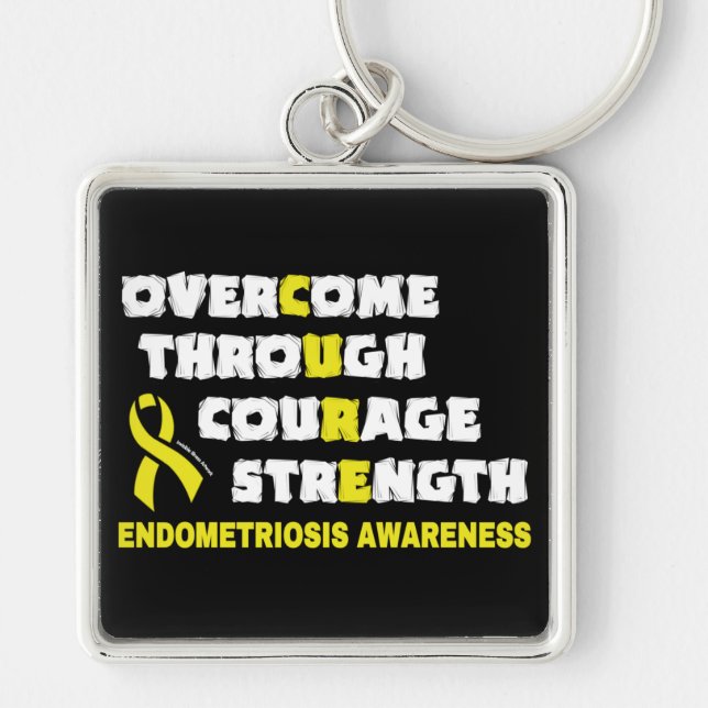 CURE...Endometriosis Keychain (Front)
