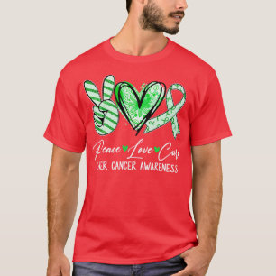Cure Green Ribbon liver Awareness T-Shirt