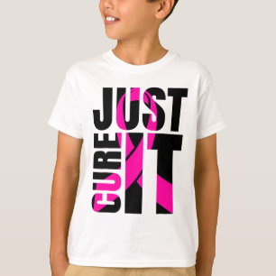 Cure It Breast Cancer Awareness Ribbon T-Shirt
