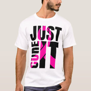 Cure It Breast Cancer Awareness Ribbon T-Shirt