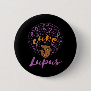 Cure Lupus Disease Awareness African Aamerican 6 Cm Round Badge