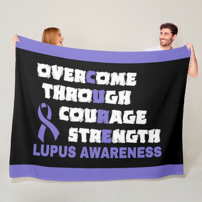 CURE...Lupus Fleece Blanket (In Situ)