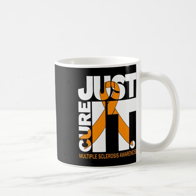 Cure Multiple Sclerosis Ribbon  Coffee Mug (Right)