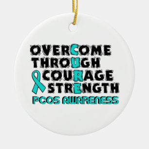 CURE...PCOS CERAMIC TREE DECORATION
