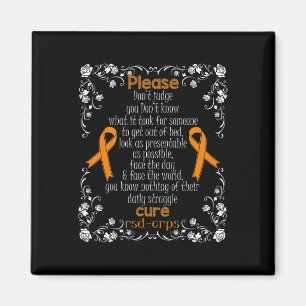 Cure Rsdcrps Support Rsdcrps Awareness T Shirt1 Magnet