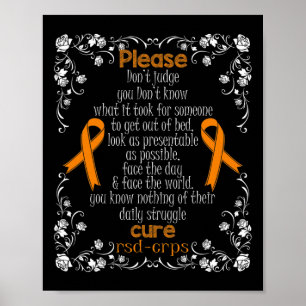 Cure Rsdcrps Support Rsdcrps Awareness T Shirt1 Poster