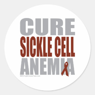 Cure Sickle Cell Anaemia Classic Round Sticker