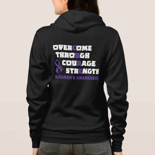 CURE...Sjogren's Hoodie (Back)