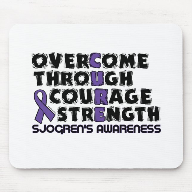 CURE...Sjogren's Mouse Pad (Front)