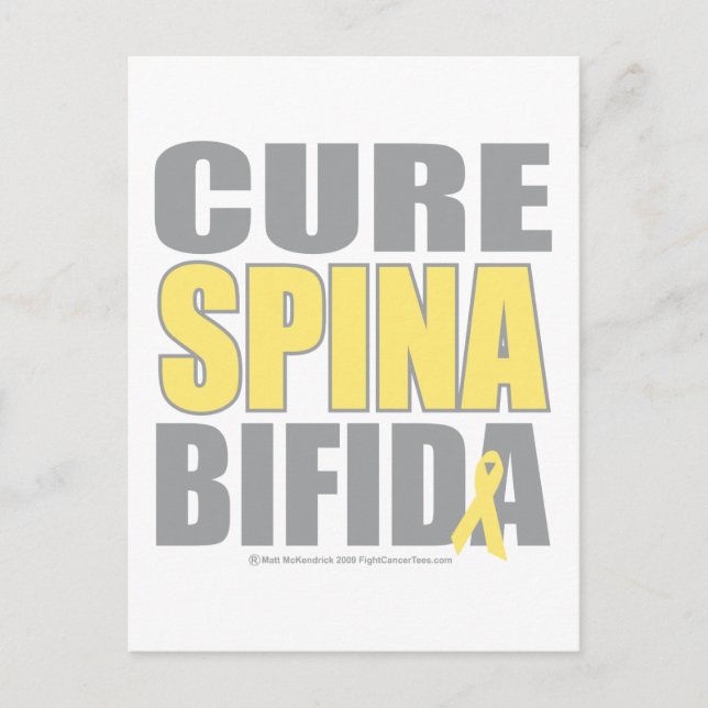 Cure Spina Bifida Postcard (Front)