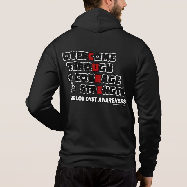 CURE...Tarlov Cyst Hoodie (Back)