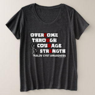 CURE...Tarlov Cyst Plus Size T-Shirt