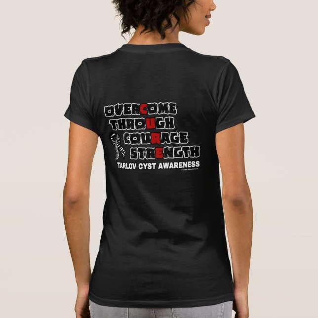 CURE...Tarlov Cyst T-Shirt (Back)