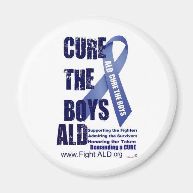 cure the boys2 magnet (Front)