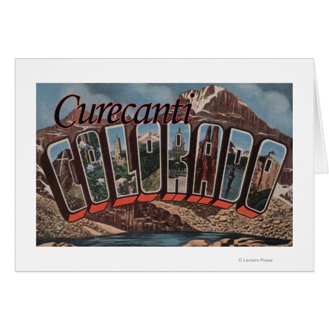 Curecanti, Colorado - Large Letter Scenes (Front Horizontal)