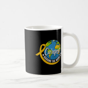 Curefest Around The World Childhood Cancer Coffee Mug
