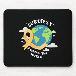 CureFest Around the World Childhood Cancer Support Mouse Pad