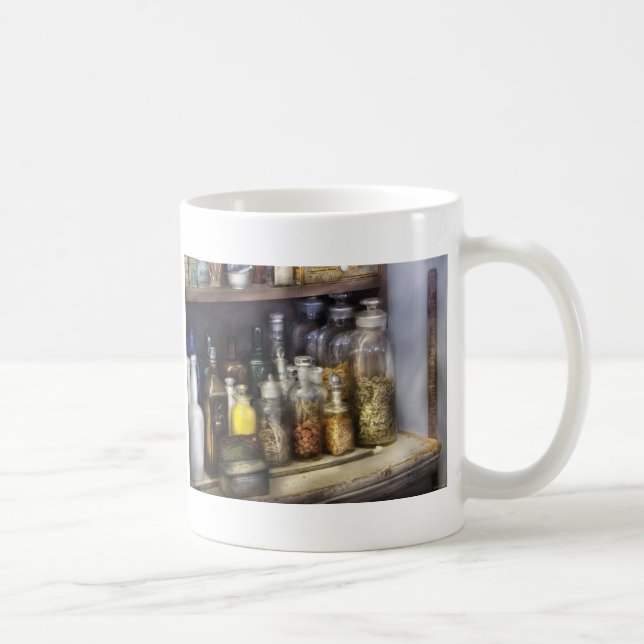 Cures of all kinds coffee mug (Right)
