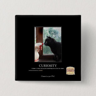 Curiosity 15 Cm Square Badge