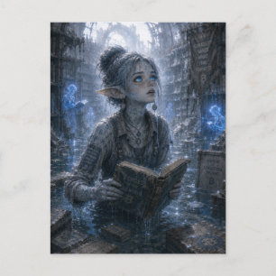Curiosity / Archivist / Flooded Archive Postcard
