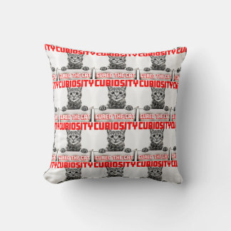 Curiosity Cured the Cat Cushion