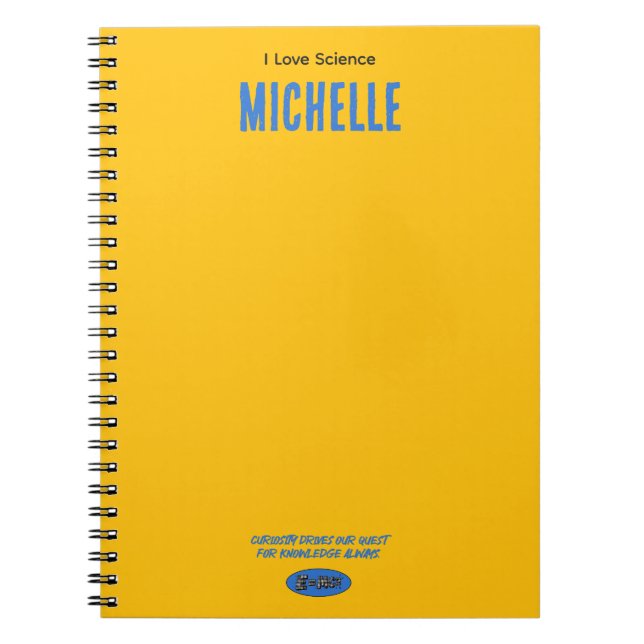 Curiosity Drives Knowledge Quest | Science Explore Notebook (Front)