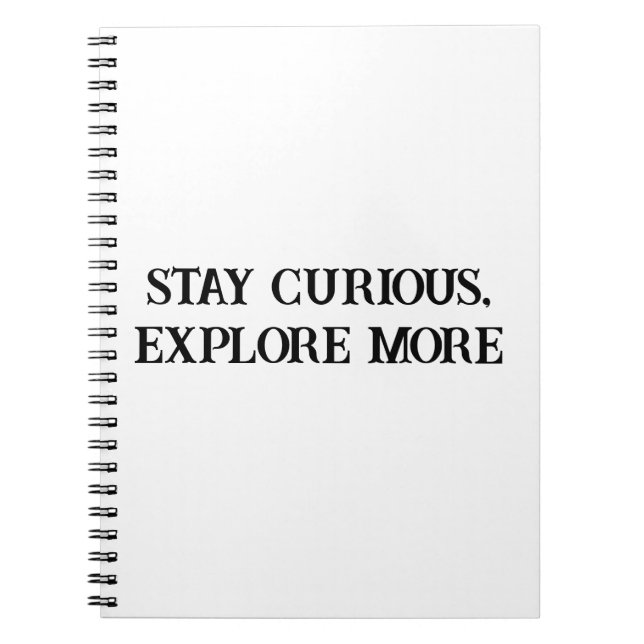 Curiosity Explorer Kids Notebook (Front)