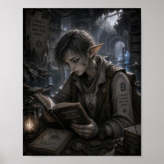 Curiosity / Explorer / Underground Library Poster (Front)