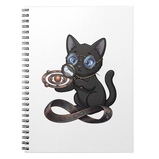 "Curiosity is the beginning of wisdom." Notebook (Front)