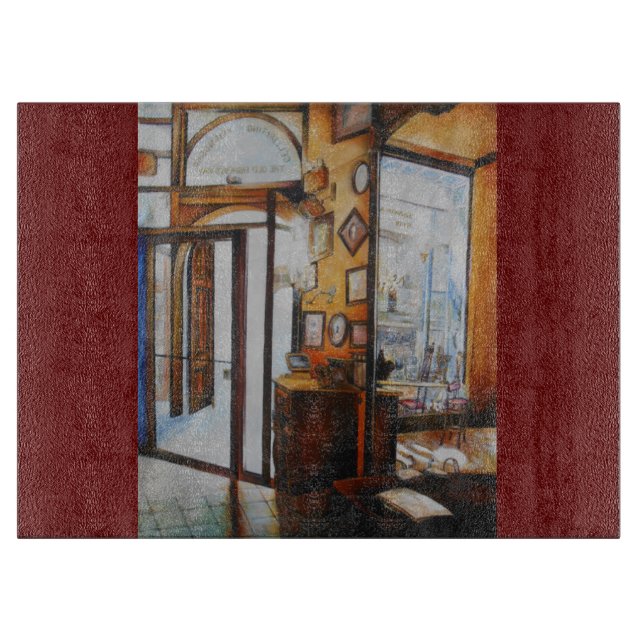 Curiosity is the Tool of the Wise Cutting Board (Front)