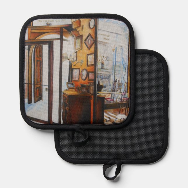 Curiosity is the Tool of the Wise Pot Holder (Front/Back)