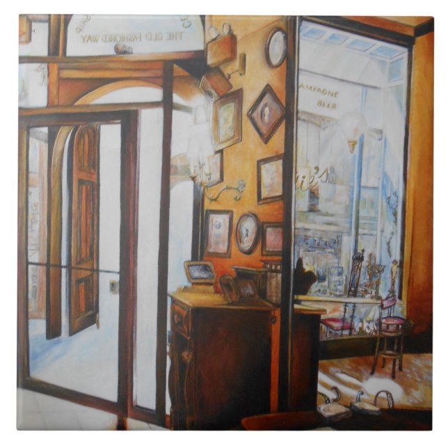 Curiosity is the Tool of the Wise Tile (Front)