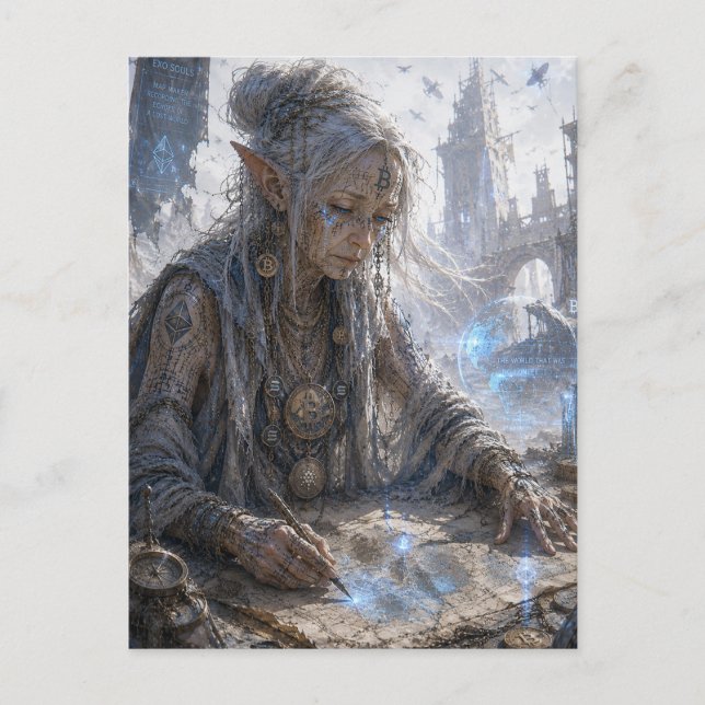 Curiosity / Map Maker / Lost World Postcard (Front)