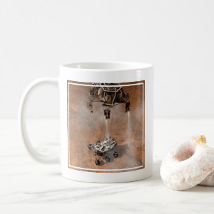 Curiosity Rover Landing On The Martian Surface. Coffee Mug