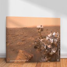 Curiosity Rover Mars Dusty Selfie at Mount Sharp
