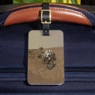 Curiosity Rover On The Surface Of Mars. Luggage Tag