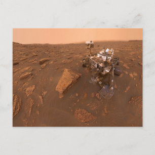 Curiosity Selfie on Mars June 15, 2018 Postcard