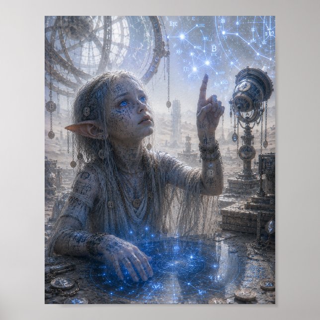 Curiosity / Star Reader / Desert Observatory Poster (Front)