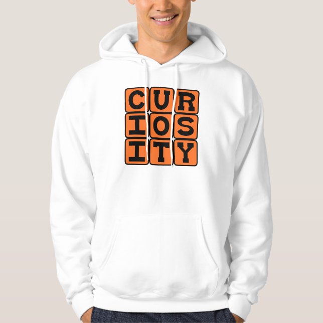 Curiosity, What Killed The Cat Hoodie (Front)