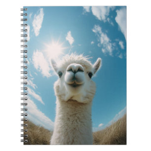 Curious Alpaca Under the Sun Notebook