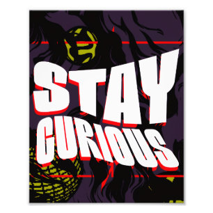 Curious Aura — Modern Minimal Poster