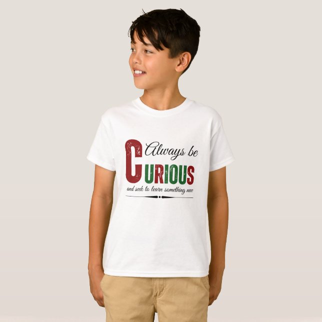 Curious B T-Shirt (Front Full)