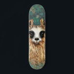 Curious Baby Llama - Cute Skateboard<br><div class="desc">Curious Baby Llama</div>