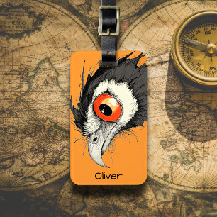 Curious Bird Luggage Tag