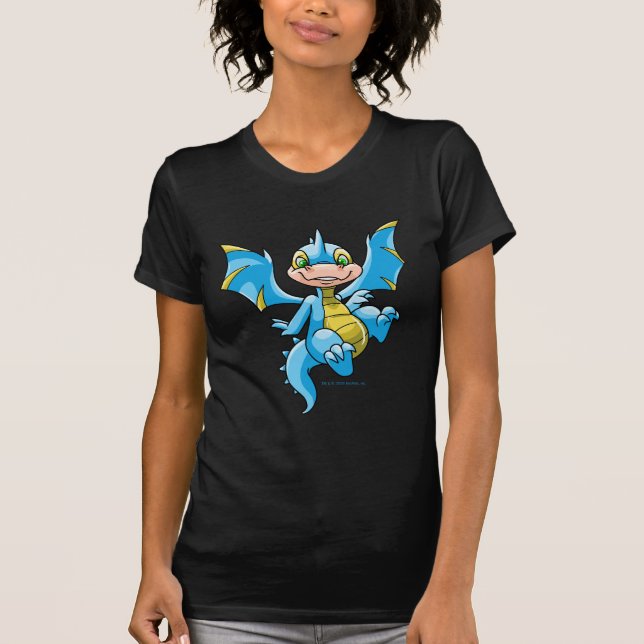 Curious blue Scorchio T-Shirt (Front)